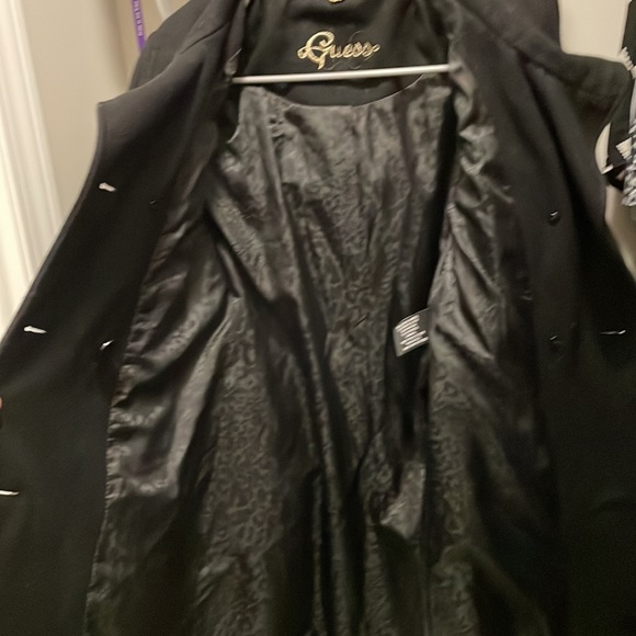 Black Guess Pea Coat. Sz. Small. - Picture 7 of 10